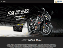 Tablet Screenshot of kalyanibajaj.com